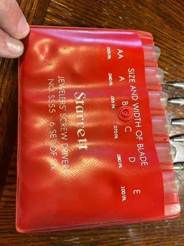 Starrett s555 set of - starrett, s555-6