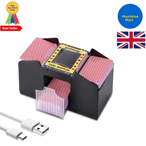 Automatic deck card - 4, shuffler