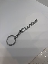 PORSCHE TURBO Script KEYRING