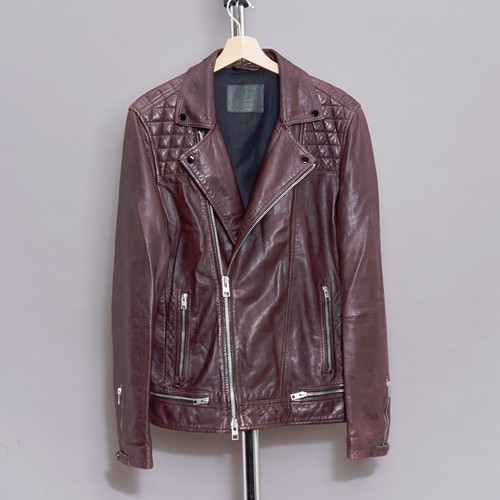 All saints leather jacket - leather,