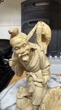 Vintage Chinese Fisherman Mudman Figurine Asian Collectible