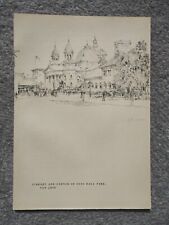 City Hall Park, San Jose, California - Antique Print - 1939