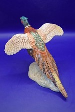 Vintage Beswick Pheasant Figurine on a Base, Hand-Painted Ceramic Bird,  No. 850