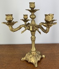 Candelabra Vintage Brass Five