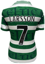HENRIK LARSSON SIGNED GLASGOW