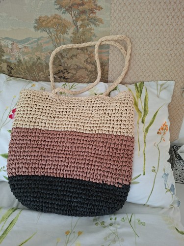 Straw tote bags - tote,