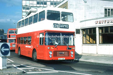 35mm BUS SLIDE: HANTS & DORSET BRISTOL VR 3347 @ SOUTHAMPTON