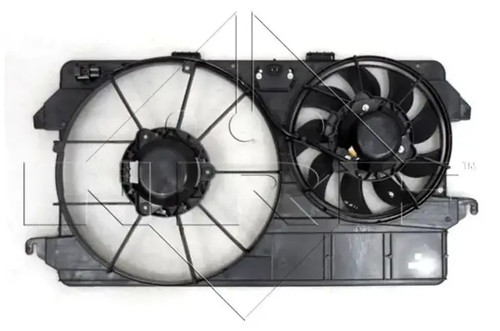 Radiator fan double - radiator,