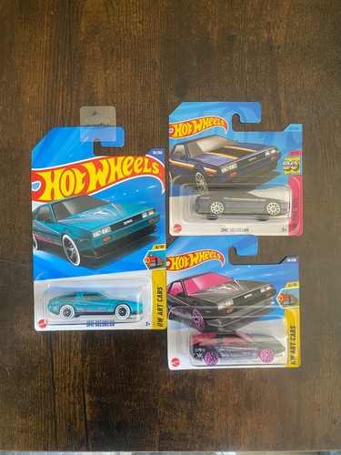 Hot wheels dmc delorean - dmc, x3
