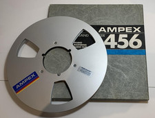 1 x AMPEX GRAND MASTER 456 Empty Spool 10.5" x  1/4" in Box