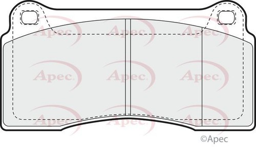 Apec front brake pad - apec,