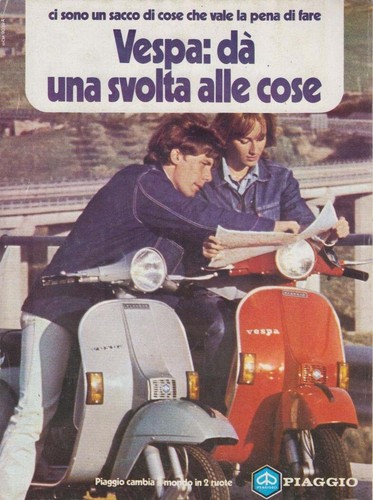 Advertising piaggio vespa - advertising-piaggio,