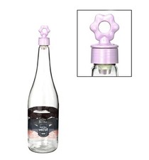Glass Beverage Water Bottle 1 Litre Airtight Preserve Fridge Drink Stopper Lid