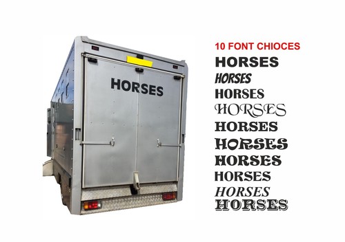 Pair horses decals - "horses",