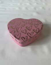 Pink Heart Shaped EMPTY tin (Nivea Lip Balms)