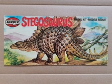 BOX ART ONLY Airfix  Stegosaurus Dinosaur Model Kit Vintage 