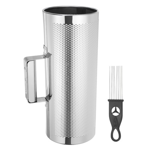 Stainless steel guiro - stainless,