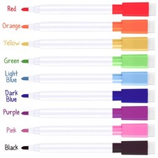 9-27pk Magnetic Whiteboard Pens and Eraser Coloured Dry Wipe White Board Markers