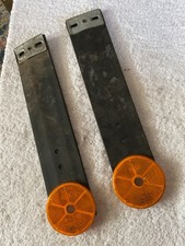 vehicle reflectors Hella pair on hard rubber straps