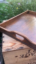 Vintage Oak Tea Tray ?? Breakfast Tray ?