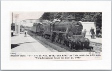 Vintage Postcard Train Station