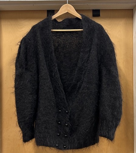 Vintage black mohair shaggy - vintage,