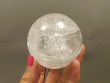 Girasol Quartz 2.4 inch Stone Sphere Crystal Ball Natural Rock #Og1
