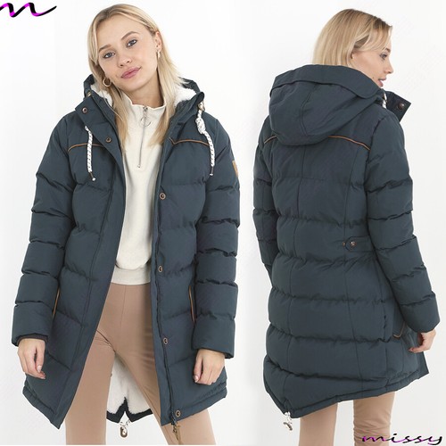 New womens ladies padded parka - new,