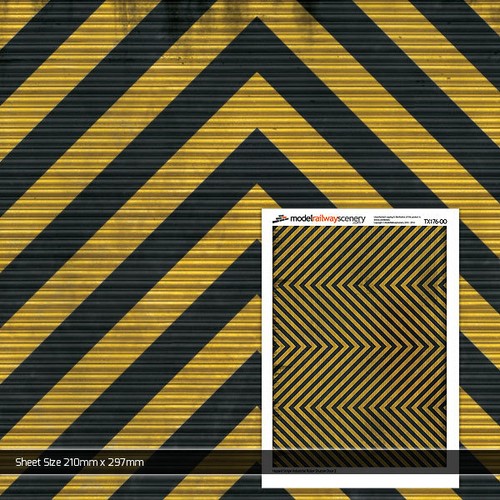 Sheets chevron hazard - x,