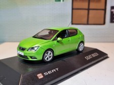 1:43 Seat Ibiza Mk4 Facelift 6J Model Green 2012 Diecast Scale Car Display Case