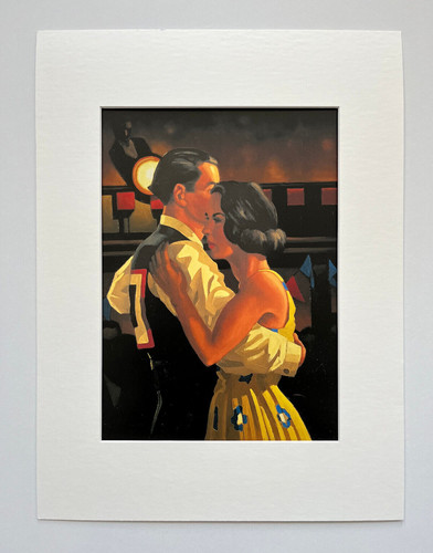 Jack vettriano mounted print - jack,