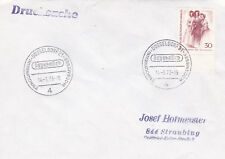 Berlin 1973 Dusseldorf International Fashion Fair FDC Dusseldorf cancel typed