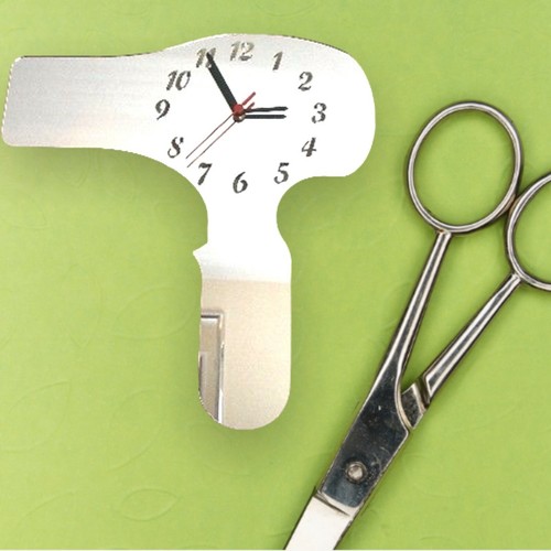Hairdryer shaped clocks - shaped, -many