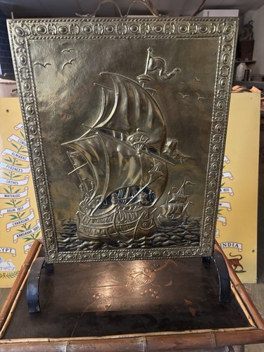 Antique brass embossed - antique,