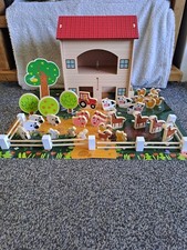 Wooden farm playset - wooden,