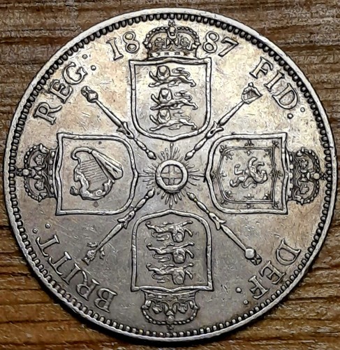 1887 victoria jubilee florin - 1887,