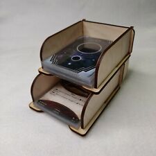 Wooden Deck Organiser, Draw/Discard Box, Wooden Card Organiser for Card Games