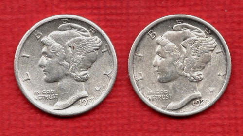 1917 1920 usa - 1917, silver