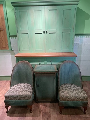 Lloyd loom vintage chairs - vintage, and