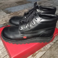 Kickers - Kick HI Ankle Size UK 8 Men's Boots - Black School Premium Quality 