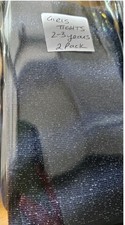 Girls sparkly navy glitter