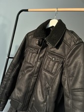 Pull&Bear Faux Leather Aviator