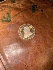 1967 Gold Plated 1oz 24K Krugerrand Coin South Africa in capsule