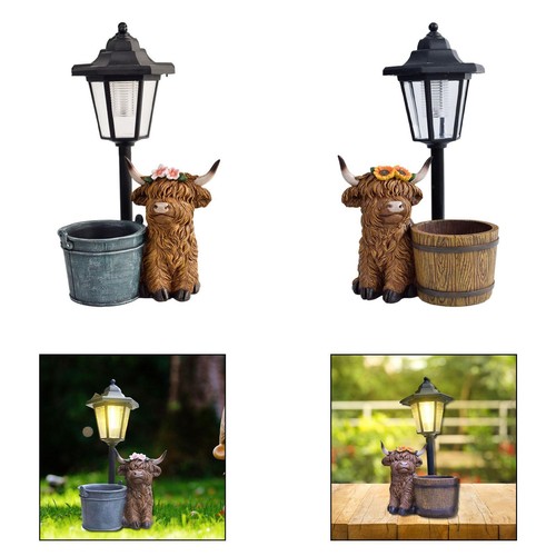 Cow figurine with solar - cow,