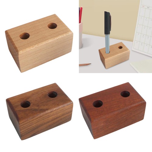 Wooden desk organizer - wooden,
