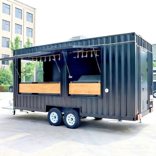 Food truck ice - ice, coffee