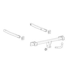 Westfalia Towbar for Mercedes E-Class Convertible 2010-2018 - Swan Neck Tow Bar