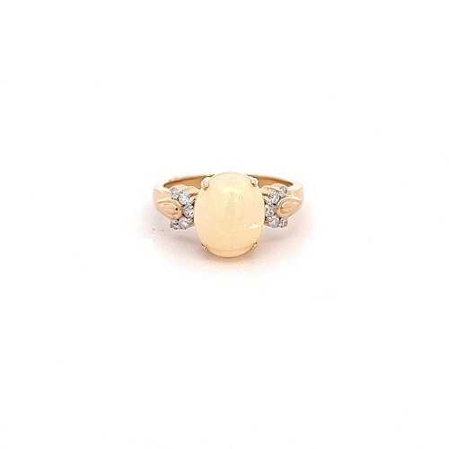 Vintage oval opal 9x11 - vintage, &