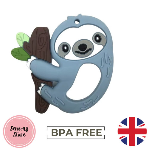 Sloth sensory chew - chew, necklace