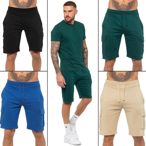 Enzo mens fleece shorts - enzo,